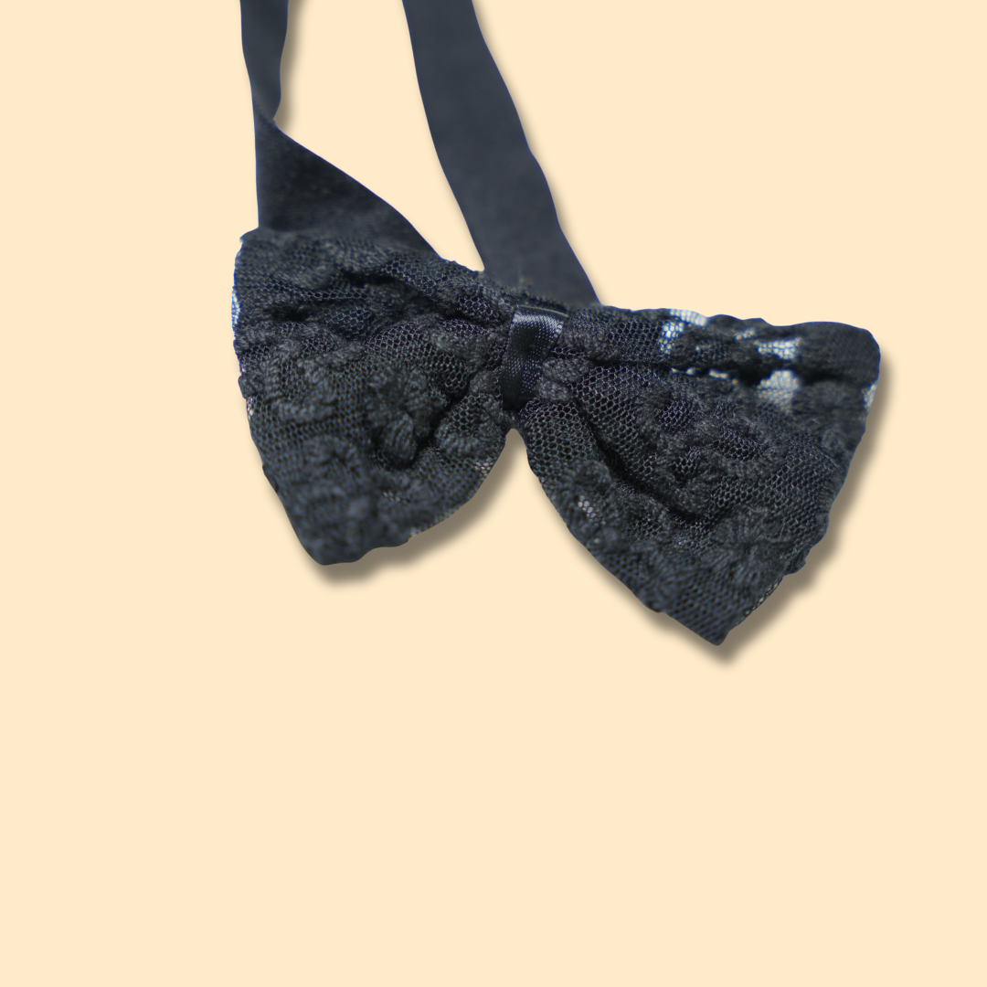 Sweet Black Cotton Frock and Bloomer Set