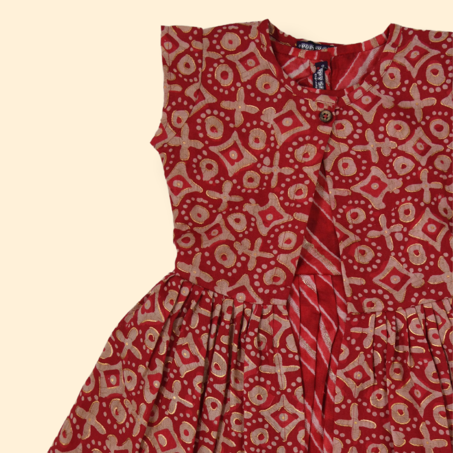 Girls Stylish Double Layered Frock