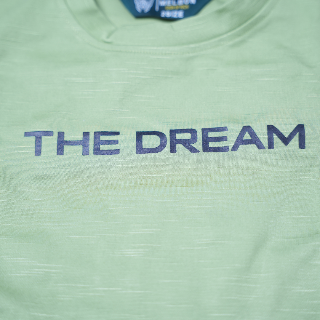 Fresh Lime Green Textured T-shirt