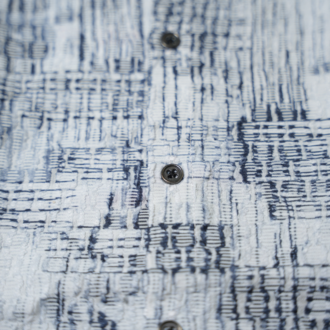 Modern Grey Textured Shirt with Black Shorts