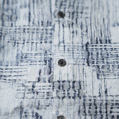 Modern Grey Textured Shirt with Black Shorts