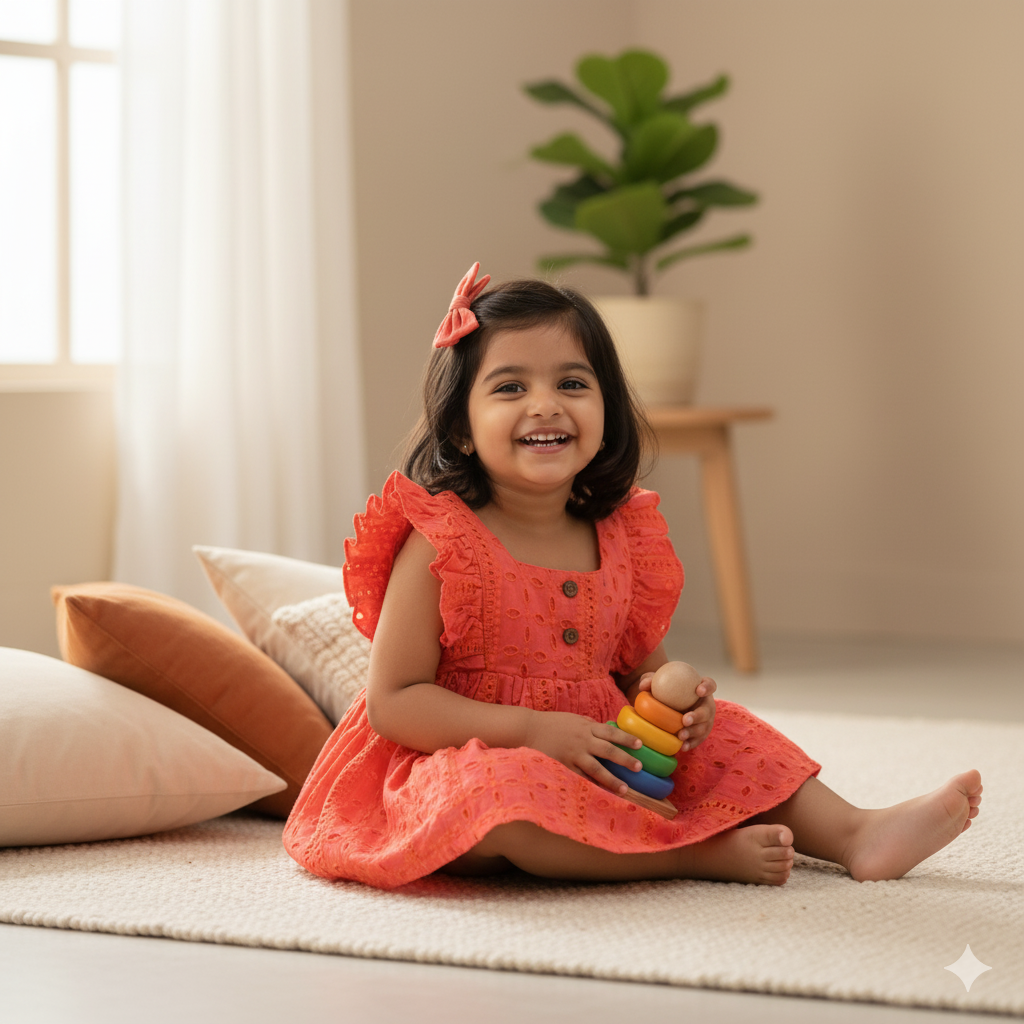 Girls Casual Fit Frock