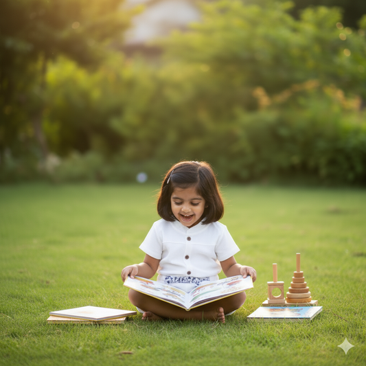 Crisp White Cotton Textured Romper with Floral Print Belt