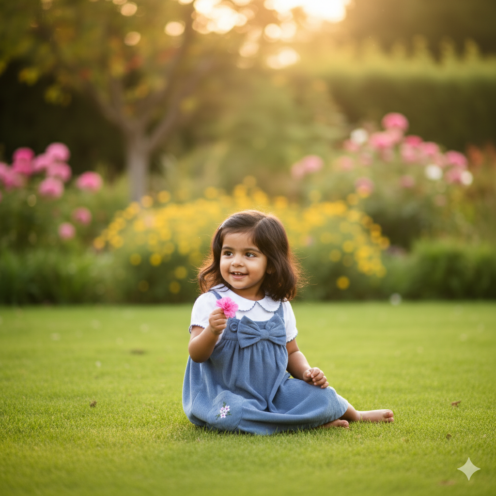 Sweet Grey Corduroy Dress with White Peter Pan Collar Top