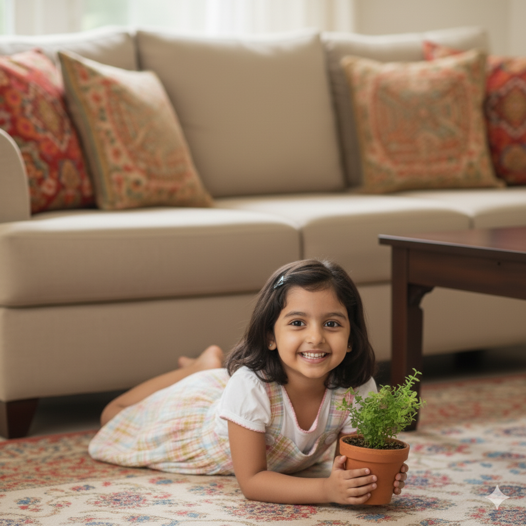 Girls Sweet Yellow and Mint Pinafore Frock Dress