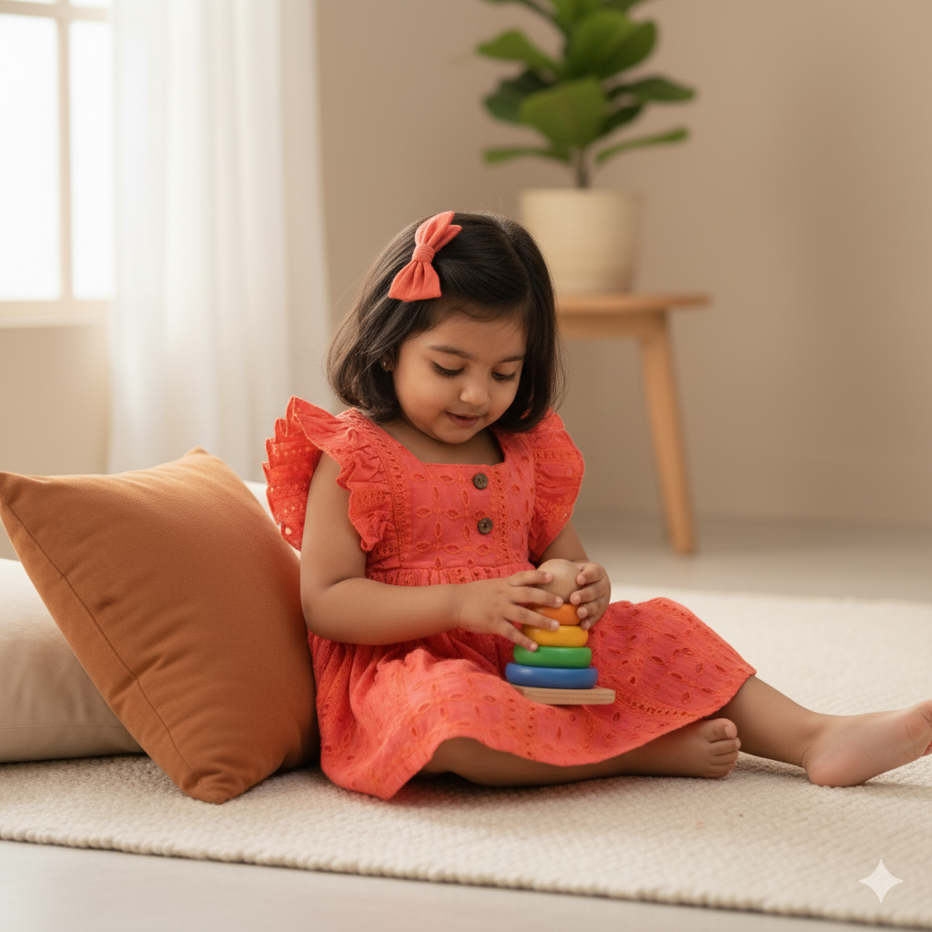 Girls Casual Fit Frock