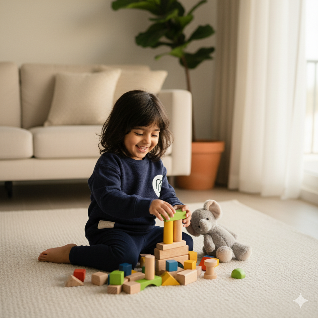 Boys Classic Navy Textured T-shirt