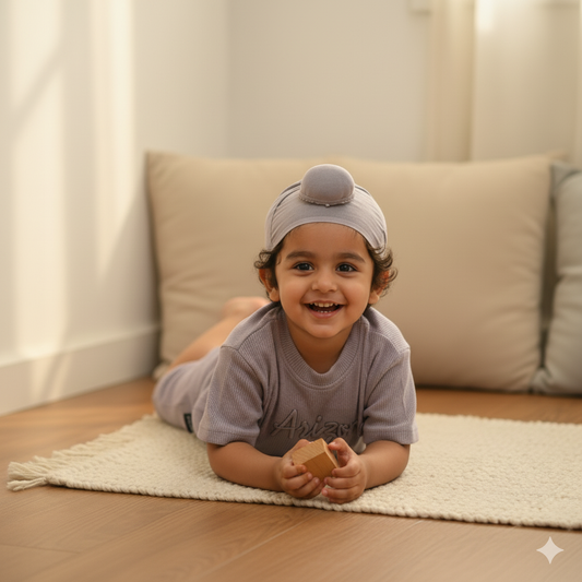 Soft Pink Textured T-shirt