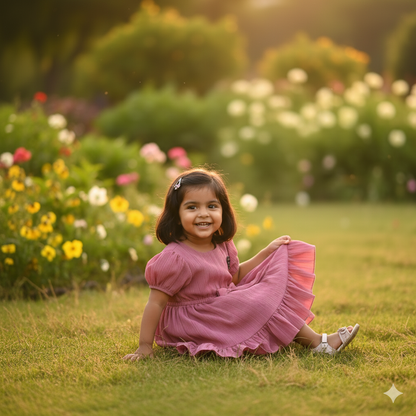 Girls Frock Stylish Layered Frock