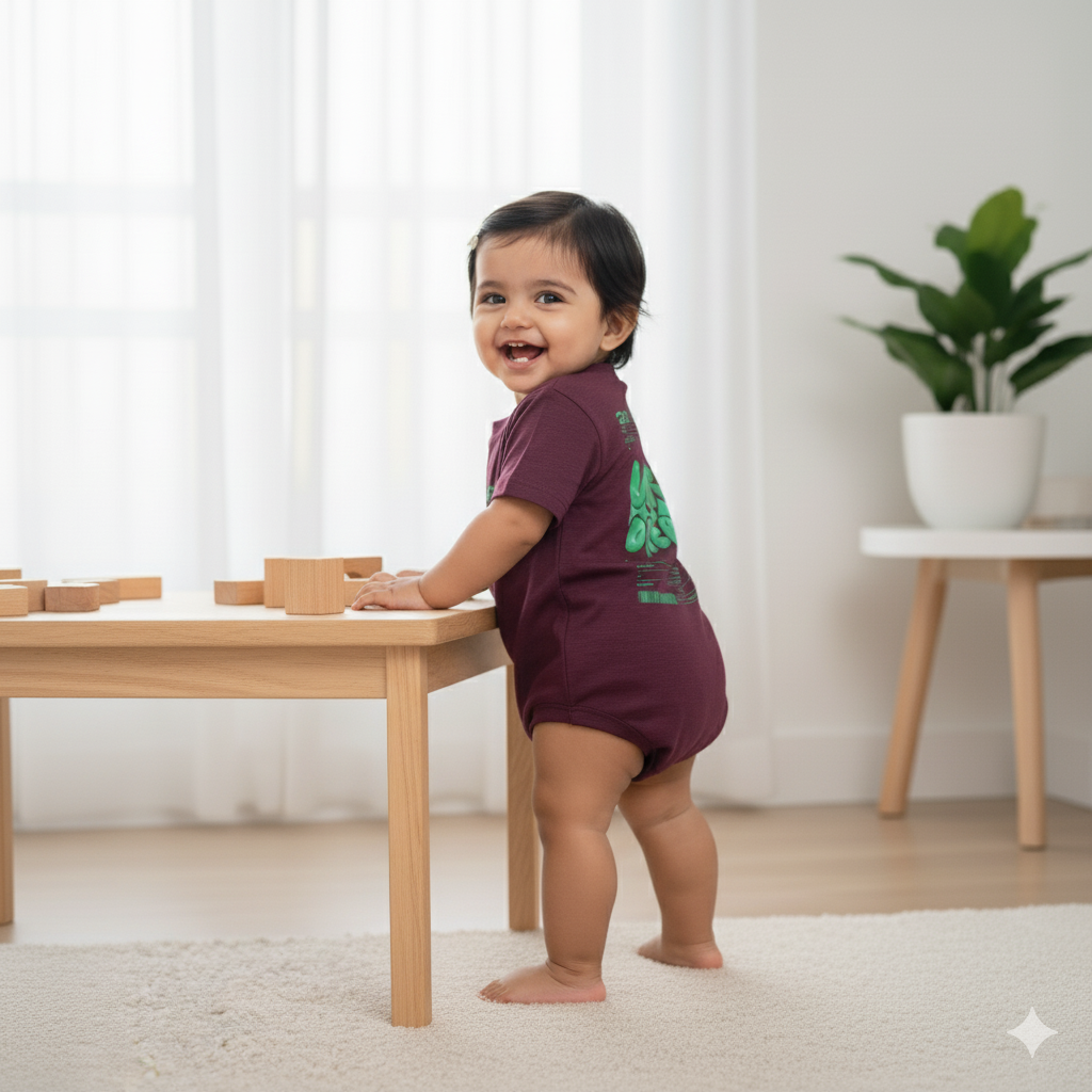 Rich Burgundy Textured T-shirt