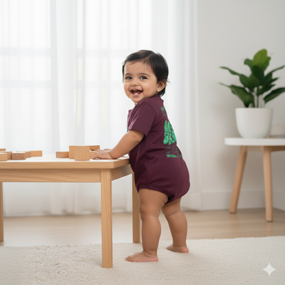 Rich Burgundy Textured T-shirt