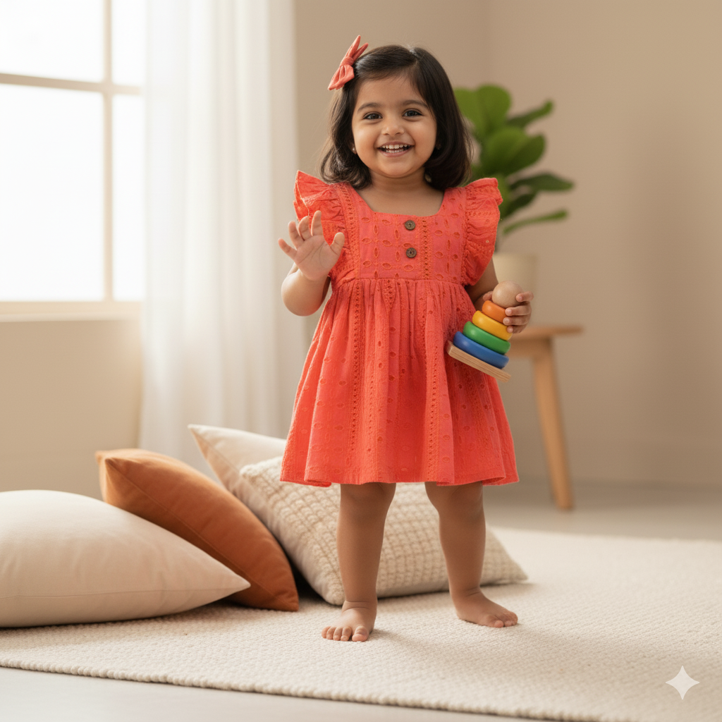 Girls Casual Fit Frock