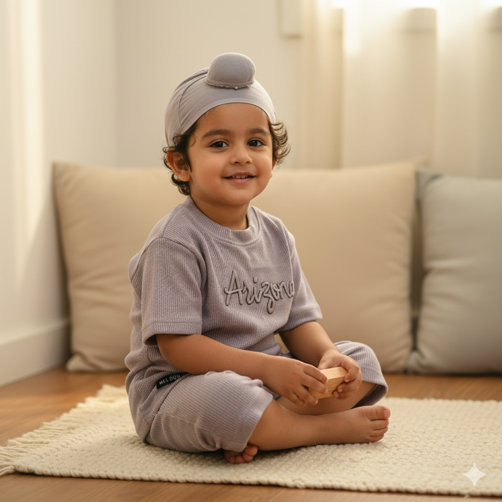 Soft Pink Textured T-shirt