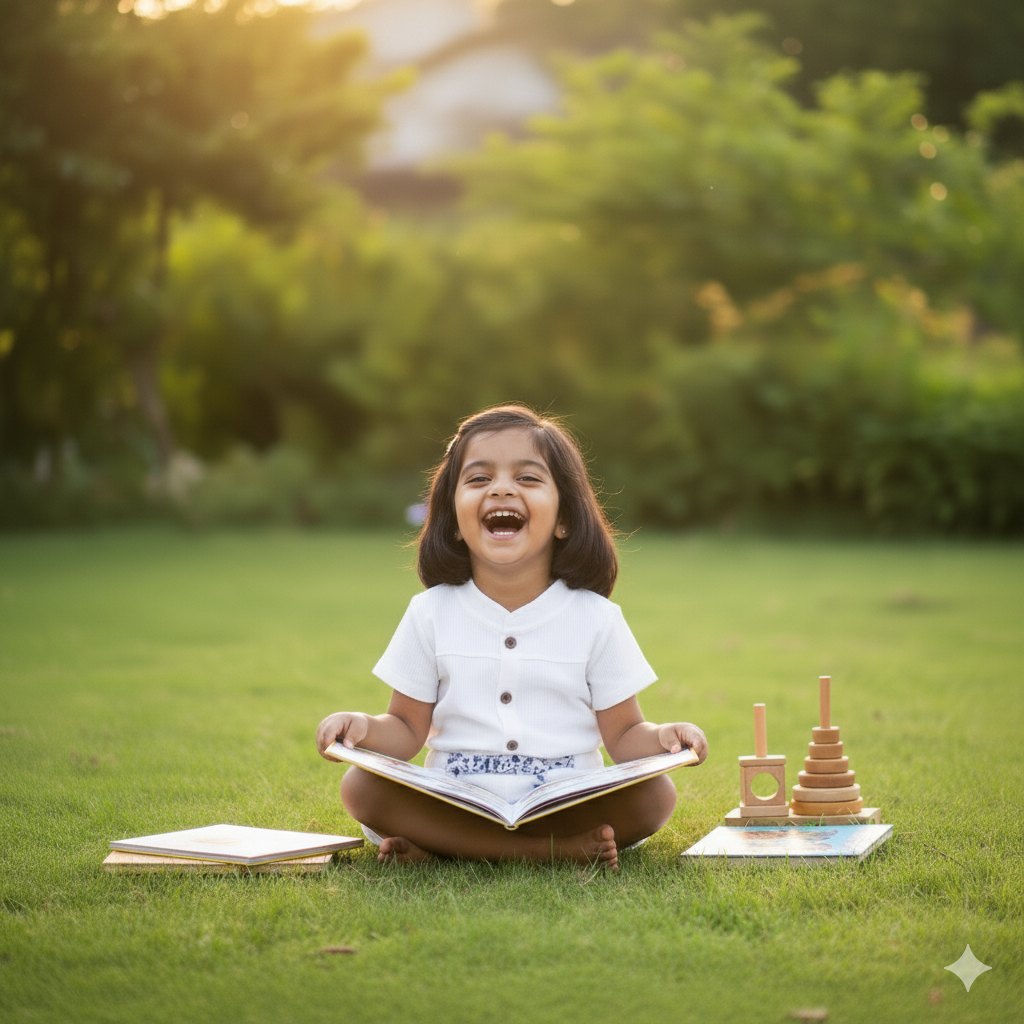 Crisp White Cotton Textured Romper with Floral Print Belt