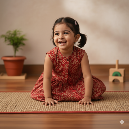 Girls Stylish Double Layered Frock