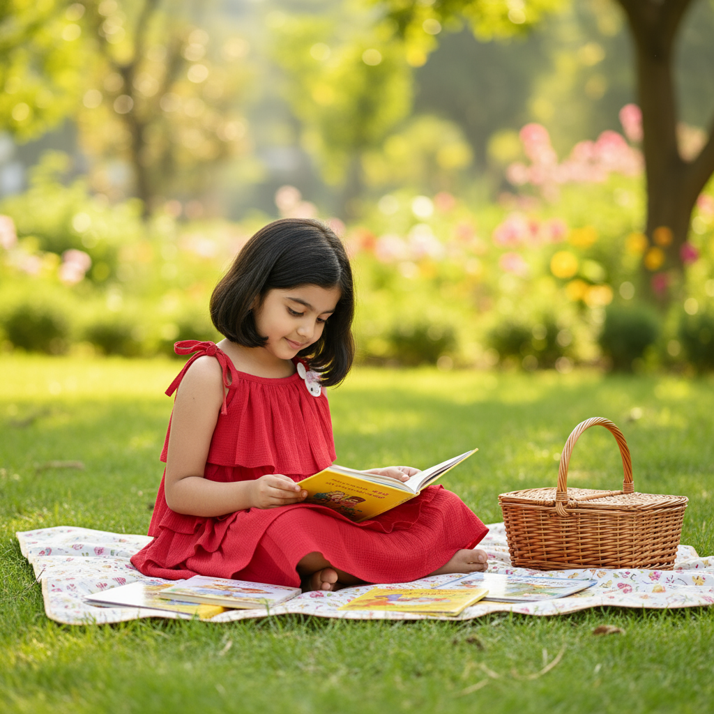 Elegant Red Tiered Ruffle Dress